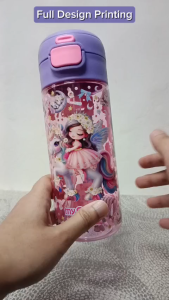 My Style TM 1311 D Dual Functions Drink TRITAN Bottle 600ml for Girls