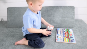 Melissa & Doug Vehicles Wooden Chunky Puzzle (9 Pcs) - Age 2+ Shapes Matching Skills