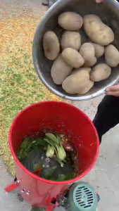 Máy băm củ quả dư thừa làm thức ăn cho vật nuôi