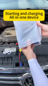 จั๊มสตาร์ทรถ 12v จั้มสตาร์ท พกพา 198000mAh ความจุสูง Car Jump Starter รถยนต์ จั๊มสตาทรถยนต์ สตาร์ทรถดีเซล รถกระบะ จั้มสตาสรถยนต์ จั๊มสตาท รถยนต์ ตัวจั้มสตาร์ท พาวเวอร์แบงค์สตาร์ทรถ 12V แบตลิเธียม 5-in-1