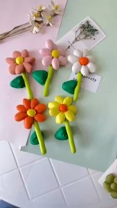 Cành Hoa Vải Nhồi Bông Trang Trí Kích Thước 16cm*9cm