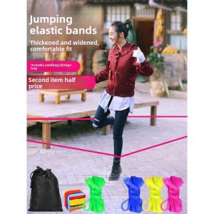 High Elasticity Durable Old Style Jump Rope for Primary School Children Kindergarten Sports Activity DIY Sewing Elastic Band