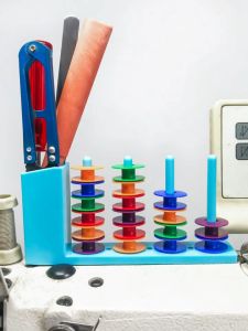 Giá để suốt chỉ và phụ tùng có nam châm gắn trên máy may