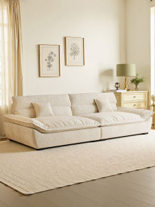 Creamy Snow Nell Fabric Sofa 2026 New