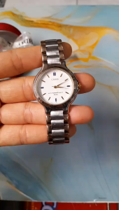 Đồng hồ nữ CARIB SIZE:32mm dây thép không gỉ second hand si nhật- đã qua sử dụng