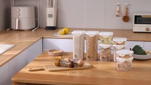 Container Plastic With Lock - Sealed PP Material Kitchen Refrigerator Storage Box Transparent [Ready Stock-MY]