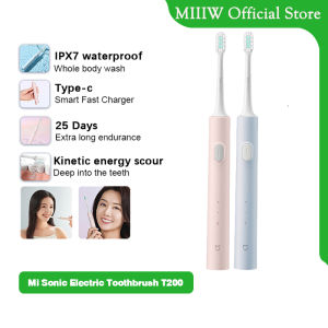 Xiaomi Electric Toothbrush T200 แปรงสีฟันไฟฟ้า แปรงสีฟันแบบชาร์จไฟ Toothbrush Couple Set แปรงสีฟันไฟฟ้ากันน้ำ