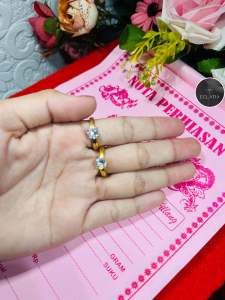 ECLATIA!! Cincin perhiasan wanita emas muda kadar 35% aksesoris wanita cincin model terbaru
