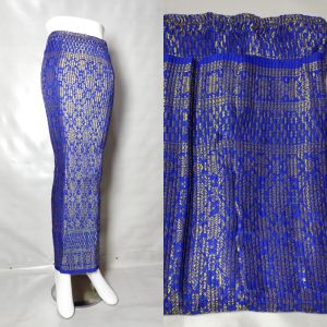 rok plisket songket // rok plisket bawahan baju // rok songket plisket // bawahan kebaya