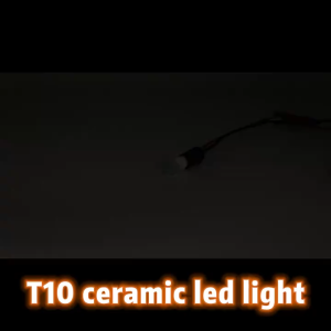 【Wholesale 10pcs】Ceramic T10 W5W LED Bulb New High Quality Led Car Turn Side Light Marker Lamp WY5W 2835 3SMD Auto Wedge Parking Bulb License Plate Lights