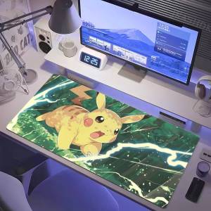 Bandai | Pokemon Giratina Gaming Mouse Pad Large Desk Mat 2MM Stitched Edge Non Slip Rubber Base Keyboard Pad Office Laptop Table Decor