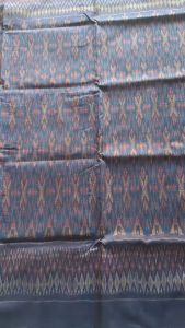 ผ้าไหมทอมือ ผ้าไหมมัดหมี่ ลายผีเสื้อ ย.234ซม. x ก.100ซม.