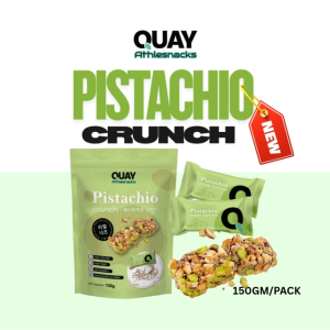 Quay Athlesnacks Pistachio Crunch (150G) - Healthy Snacks / Quay Wholefoods / Teck Sang