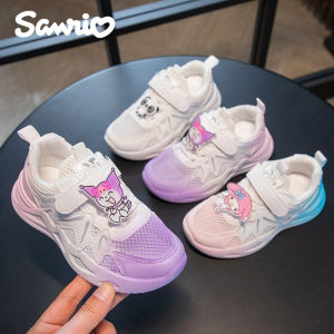 Halloween & Christmas Sanrios My Melody Kuromi Anime Kawaii Kids Mesh Sneakers