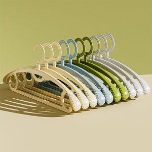 Non-marking Heavy-duty Rotatable Striped Non-slip Clothes Hanger