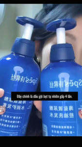 Dầu Gội Spes Kiểm Soát Dầu Axit Hyaluronic Muối Biển 600ml