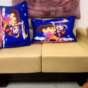 Dora Sky Premium Character Printed Pillowcases - Queen-18"x28"inches