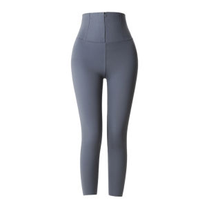 Womens Fleece Lined Sharkskin Pants High Waist Yoga Trousers Zipper Design Autumn Winter Outerwear Warm Slim Fit Base Layer