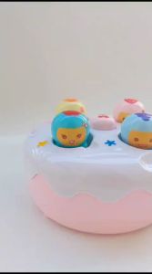 [ALONK.S] [BELI DIATAS 50RB FREE GIFT] Mainan Kue Tart Musik Fruit Knock Whack Mole - Mainan Bayi / Toddler