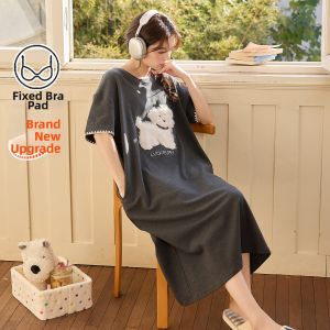 Baisina | Summer Chest Pad Womens Sleepwear Set