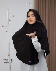 Jilbab hijab kerudung bergo krudung wanita dewasa jersey instan terbaru new terlaris terkini modern kekinian murah viral 2022 Arrafi AR 045 jumbo syari adem mudah di bentuk cantik pet antem bahan stella ori premium cantik bayar di tempat COD gratis ongkir