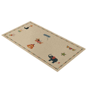 Waterproof Oil-Resistant Easy-Clean Anti-Heat Cartoon Linen Vintage Table Mat