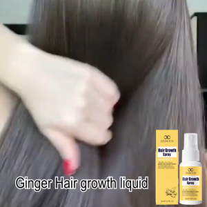Ginger Hair Growth Spray Anti-Hair Loss Tonic 30ml Anti Hair Loss Natural Herbs Strong Hair Growth Prevents Balding