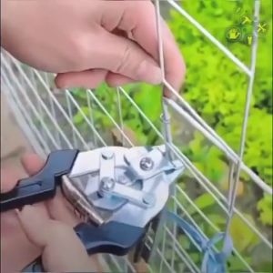 Tang Kandang Alat Pengikat Staples Ikat Kawat M Ring Tang Perakit Kandang Besi Alumunium