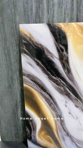 Kawaii Wallpaper [Paket5Pc] 9 Desain Baru Dinding Marmer VINYL Marble 30 x 60 cm