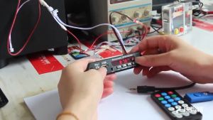 Wireless Decoder Board Radio Amplifier Bluetooth 5.0 DC 12V MP3 WMA Audio Module USB TF Car Audio