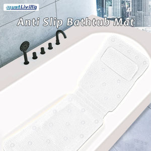 Justliving đệm bồn tắm tạo bọt chống trượt có núm hút cao su gối tắm PVC toàn thân cho đầu cổ vai và tựa lưng hỗ trợ-mềm mại và gối êm ái cho vòi hoa sen và tắm