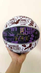 Banh Bóng Rổ Graffiti BRĐN Cao cấp - Số 7 - Tặng bộ phụ kiện - Bóng Rổ Outdoor