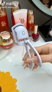 Eyelashes Curler USB Rechargeable Electric Heated Eyelash Curlers With 2 Level Temp Quick Heating