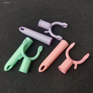 Plastic Hardware Clothes Drying Fork Accessories Tail Pipe PE Plastic Clothes Rod Joint 19mm Tube Support Clothes Rod