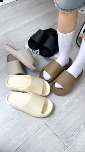 Dép bánh mì nam nữ vân nhám đế 3cm siêu nhẹ siêu êm  Dép lê hot trend Dép cho bé gái