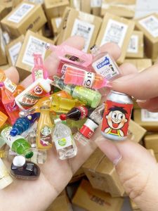 Miniature Dollhouse Beverage Toy Realistic Small Bottle Drink Item Blind Box Little Gift Microscale Plaything Confectionery Store