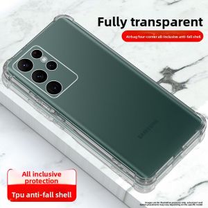 RISEOUS | Shockproof Transparent Silicone Case for Samsung S25 Ultra