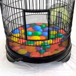 Karpet Motif Bola 3D untuk Sangkar Burung Murai