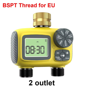 Automatic Irrigation Timer 1/2/3/4-Outlet Automatic Irrigation Programmer Watering System Garden Watering LCD Display Smart Home