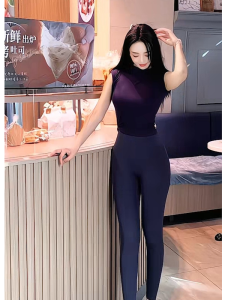 High Waist Slimming Yoga Pants Womens Sport Fitness Trousers Breathable Quick Dry Thin Model Summer Affordable Exercise