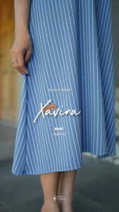 XAVINA DRESS HOMEDRESS SALUR TERBARU BY GHIINA FASHION
