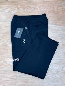 sweatpants for mens and womens 100%cotton 320gsm rubberized Logo made in Thailand