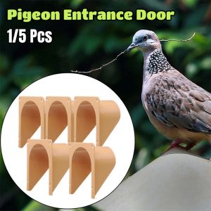 1/5Pcs Pigeon Cage Door Plastic Entrance Pet Bird Supplies Where Tools Barrier  Entry Racing