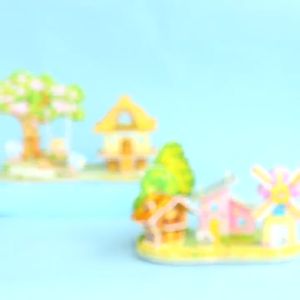 Kids 3D Puzzle Jigsaw Goodie Bag Assembled Toys Children Day Gift Educational Toys Birthday Gifts
