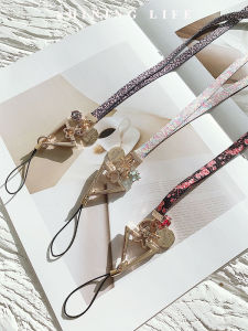 Mobile Phone Lanyard Hanging Neck Classy with Chain Strong and Durable Womens Avoid Cutting into the Neck Phone Case Crossbody Can Back Hang Rope