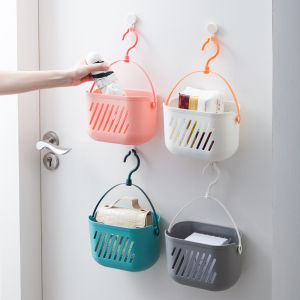 Dormitory Storage Basket with Rope Hook