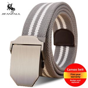 Smooth Buckle Leather Belt for Men