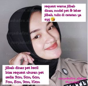 RSA - jilbab dinas kerja ANTI TEMBEM sporty sport pet kecil olahraga volly basket senam