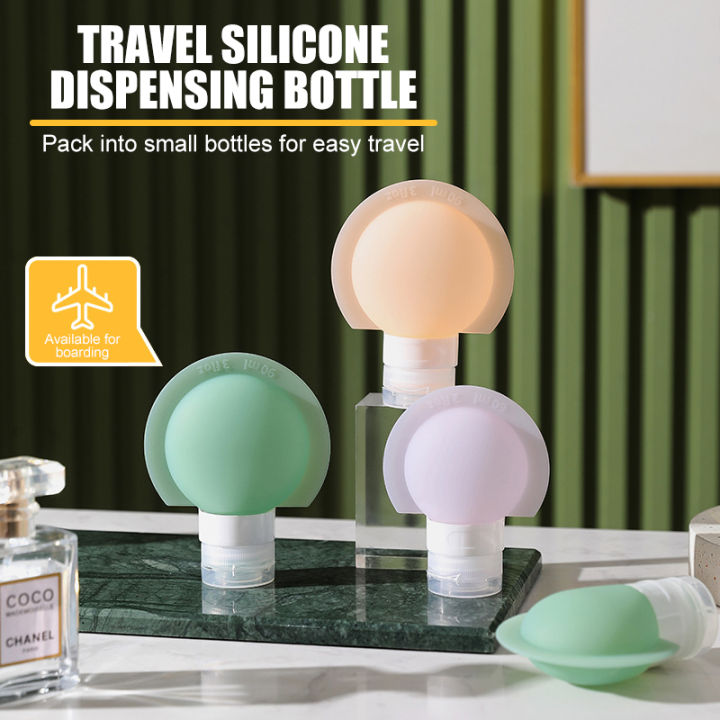TSA Certified Portable Silicone Travel Bottle Set, Leak Proof