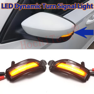 Dynamic LED Turn Signal Light Rearview Mirror Indicator Blinker Repeater for Volkswagen VW Polo CK 2020 2021 2022 Russia Version